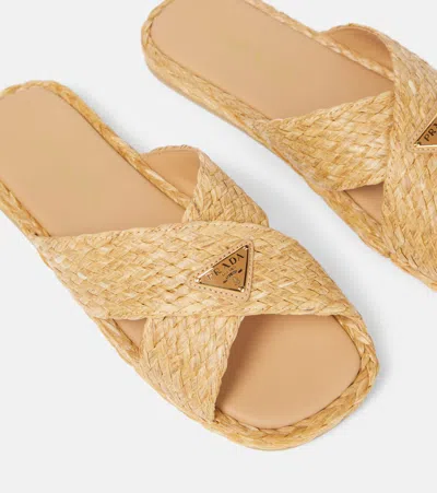 Prada Slippers In Beige
