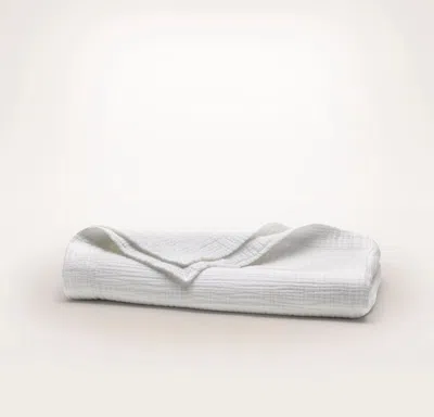 Boll & Branch Dream Throw Blanket In White