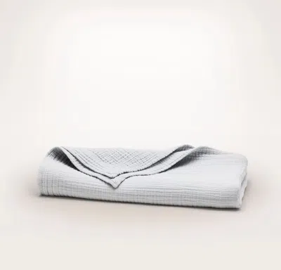 Boll & Branch Dream Throw Blanket In Blue