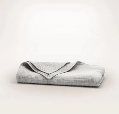 Boll & Branch Dream Throw Blanket In Gray