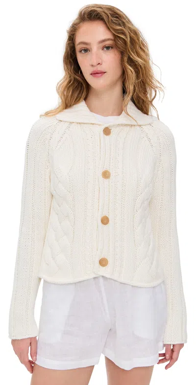 Frank & Eileen Mini Cardigan Ivory In Ivory
