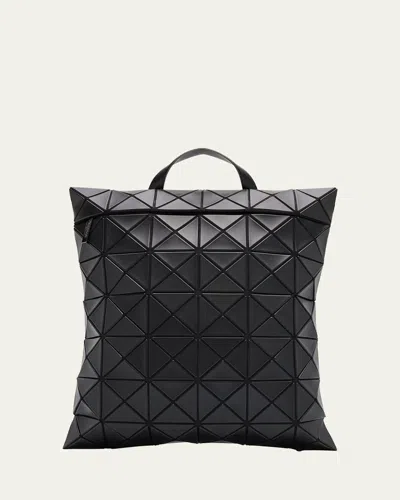 Bao Bao Issey Miyake Gray Flat Pack Backpack In Matte Black
