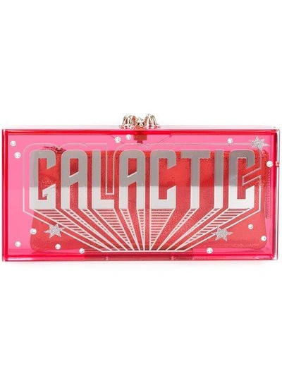 Shop Charlotte Olympia 'galactic Penelope' Clutch - Pink