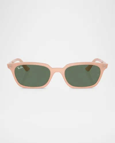 Ray Ban Rb4456 Plastic Pillow Sunglasses In Dark Green