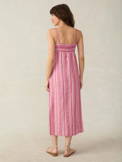 Faherty Sienna Sun Dress In Granita Stripe