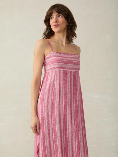 Faherty Sienna Sun Dress In Granita Stripe