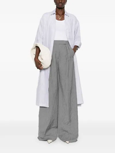 Max Mara Acinos Trousers In 灰色