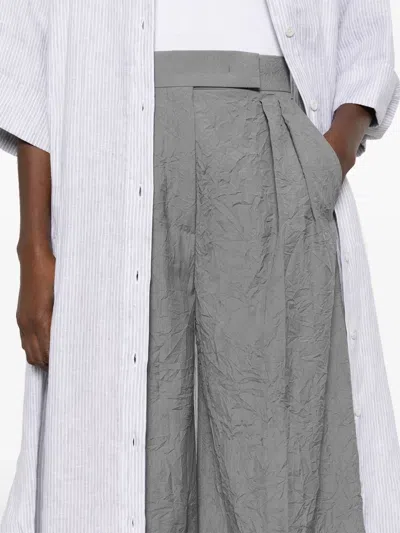 Max Mara Acinos Trousers In 灰色
