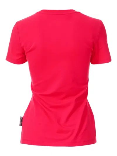 Just Cavalli Logo-embellished T-shirt In Pink