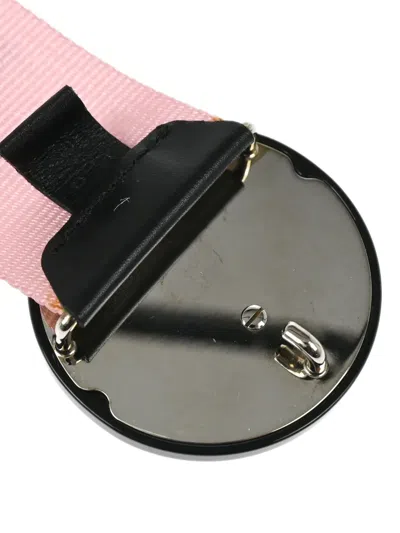 Pre-owned Chanel 2004 Record Belt In 粉色