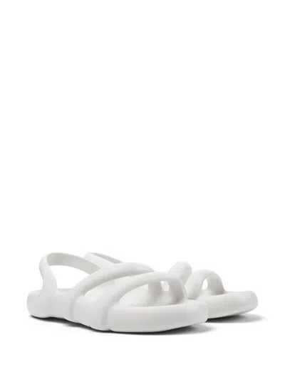 Camper Kobarah Slingback Flat Sandal In 白色