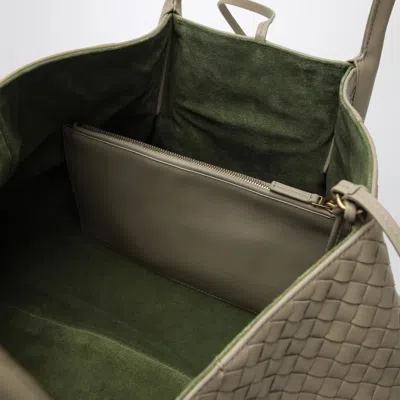 Bottega Veneta Ecru/matcha Pinacoteca Bag In Beige
