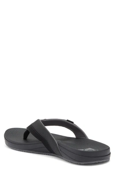 Reef Cushion Spring 2.0 Flip Flop In Black