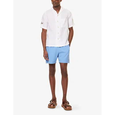 Polo Ralph Lauren Mens Traveler Two-slip-pockets Swim Shorts Harbor Island Blue Xl
