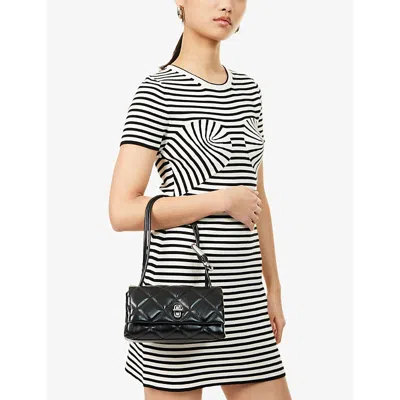 Marc Jacobs The Quilted Mini Dual Shoulder Bag Black In Black