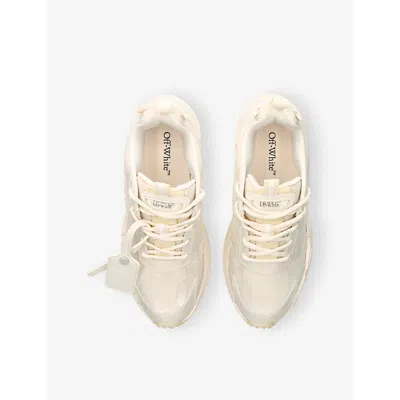 Off-white Iridescent Be Right Back Sneakers In Cream Comb