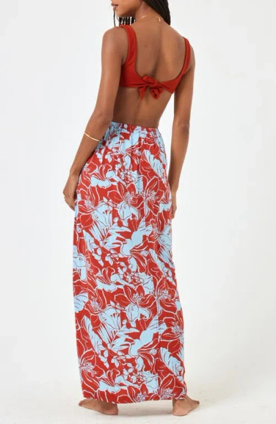 L*space Lspace Mia Cover-up Skirt In Going Tropical