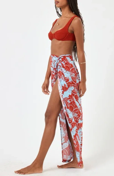 L*space Lspace Mia Cover-up Skirt In Going Tropical