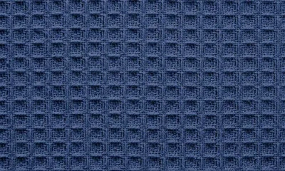 Modern Threads Cotton Waffle Blanket In Navy