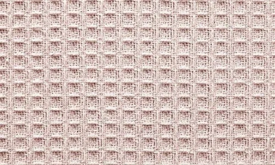 Modern Threads Cotton Waffle Thermal Blanket In Blush
