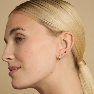 Astrid &amp; Miyu Pink Heart Piercing Stud