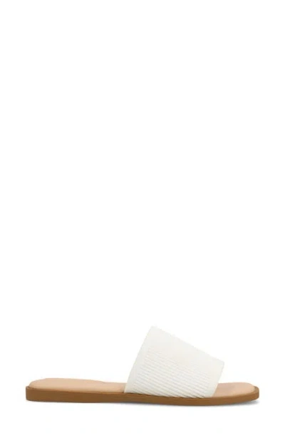 Journee Collection Womens Prisilla Flat Sandals In White