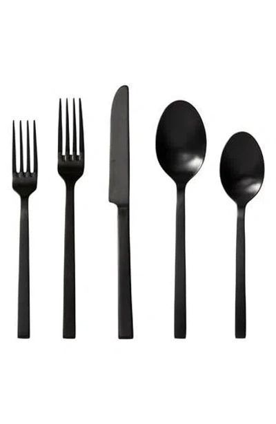 Fortessa Viggo 20-piece Flatware Set, Service For 4 In Black