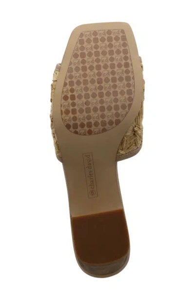 Charles David Raffi Slide Sandal In Natural