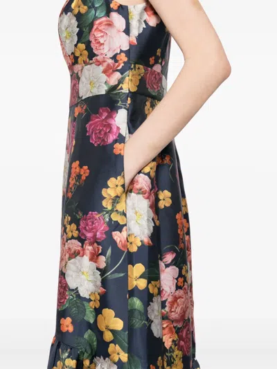 Sachin & Babi Rori Gown In Midniight Magic Blooms