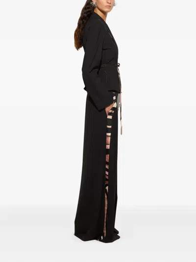 Pucci Wool-blend Palazzo Pants In Black