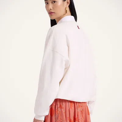 La Doublej Joy Sweatshirt In White