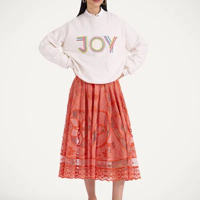 La Doublej Joy Sweatshirt In White