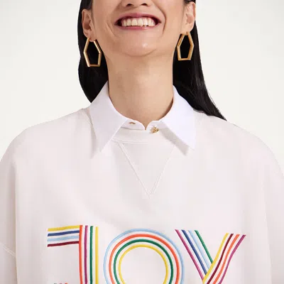 La Doublej Joy Sweatshirt In White