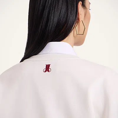 La Doublej Joy Sweatshirt In White