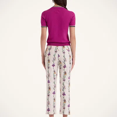 La Doublej Torero Pants In Mini Iris Ivory