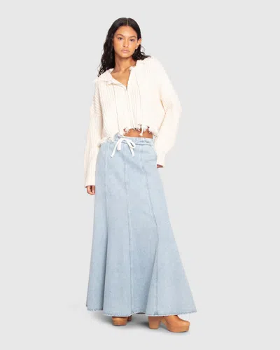 Belle & Bloom Bold Love Maxi Skirt In Multi