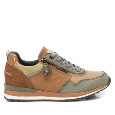 Xti Women's Casual Sneakers In Kakhi In Multi