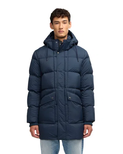 Pajar Teneca Puffer Walker With Removable Hood In Blue