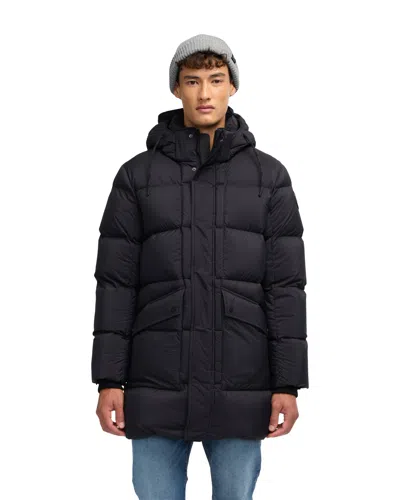 Pajar Teneca Puffer Walker With Removable Hood In Black