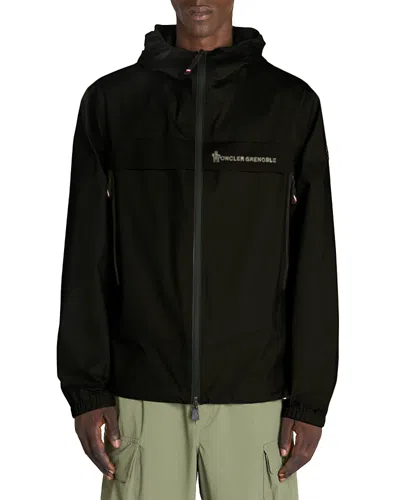 Moncler Shipton Hooded Jacket In Black