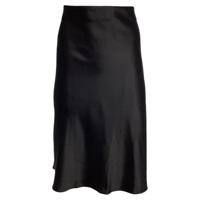 Akris Punto Midi Flared Skirt In Black Triacetate In Black