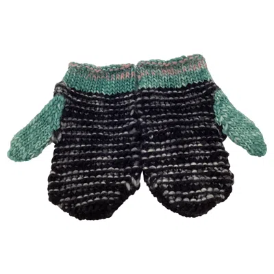 Stella Mccartney Ed Curtis Edition Knit Mittens In Multicolor Wool In Multi