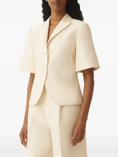 Fabiana Filippi Single-breasted Blazer In Weiss