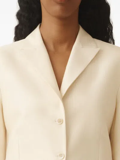 Fabiana Filippi Single-breasted Blazer In Weiss