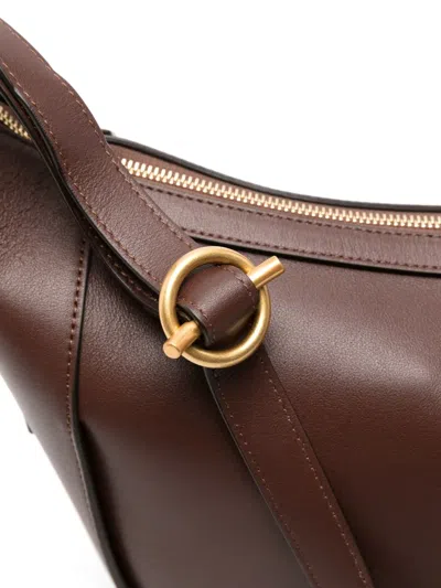 Wandler Maggie Logo Printed Shoulder Bag In Rot