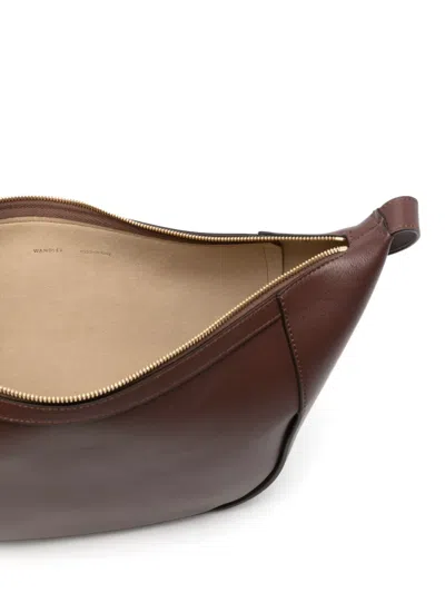 Wandler Maggie Logo Printed Shoulder Bag In Rot