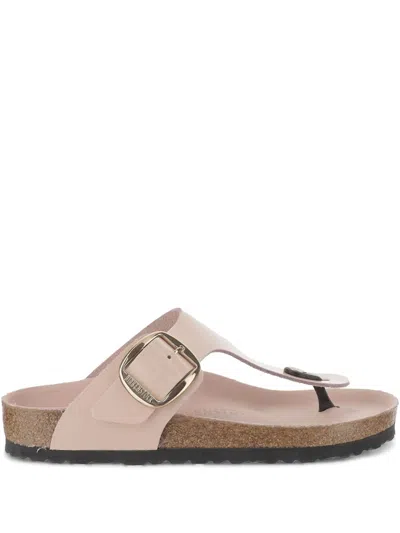 Birkenstock Gizeh Buckled Flip Flops In Rosa