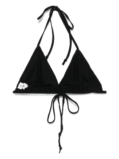 P.a.r.o.s.h Gradient Bikini Top In Schwarz
