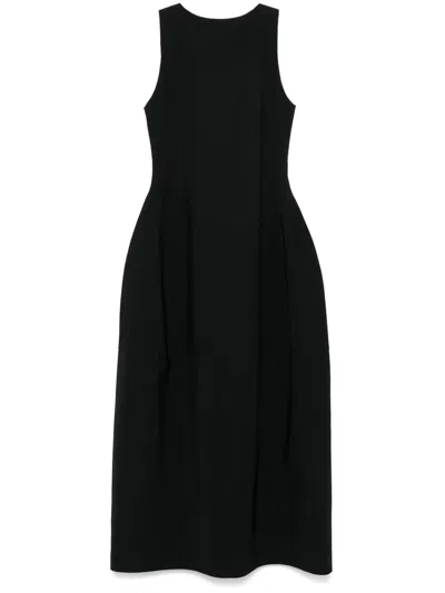 Amomento Hourglass Maxikleid In Schwarz