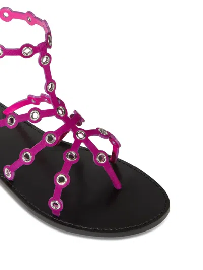 Pucci Emilio Flat Sandals In Rosa